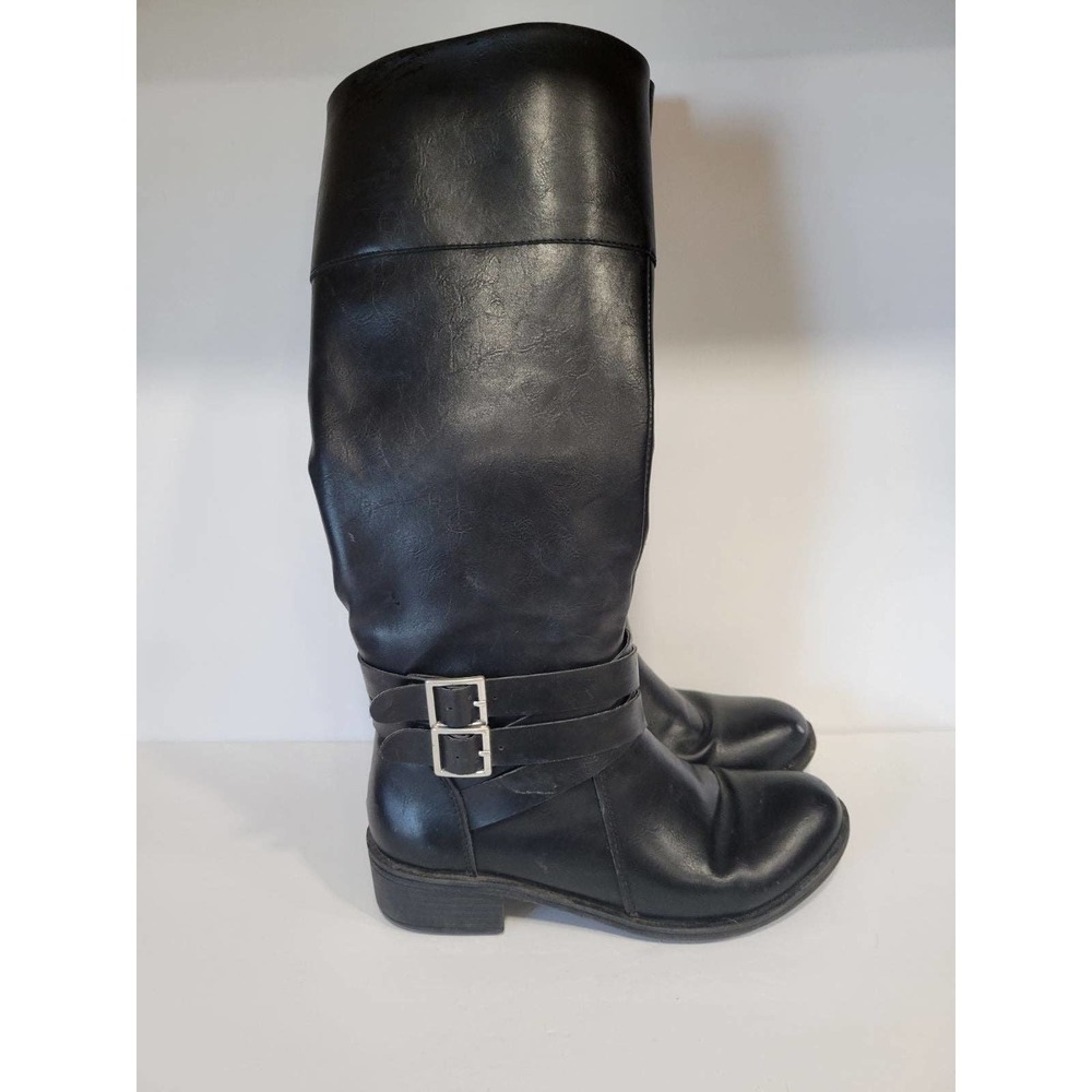 Arizona Black Boots Knee High Women Size 7M